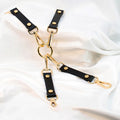 Leather Handcuff Script Kill Magic Props