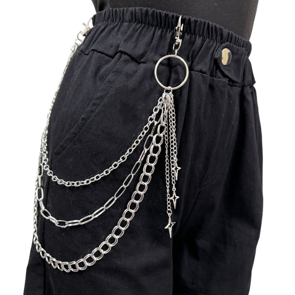 Fashionable Rivet Metal Chain Belt