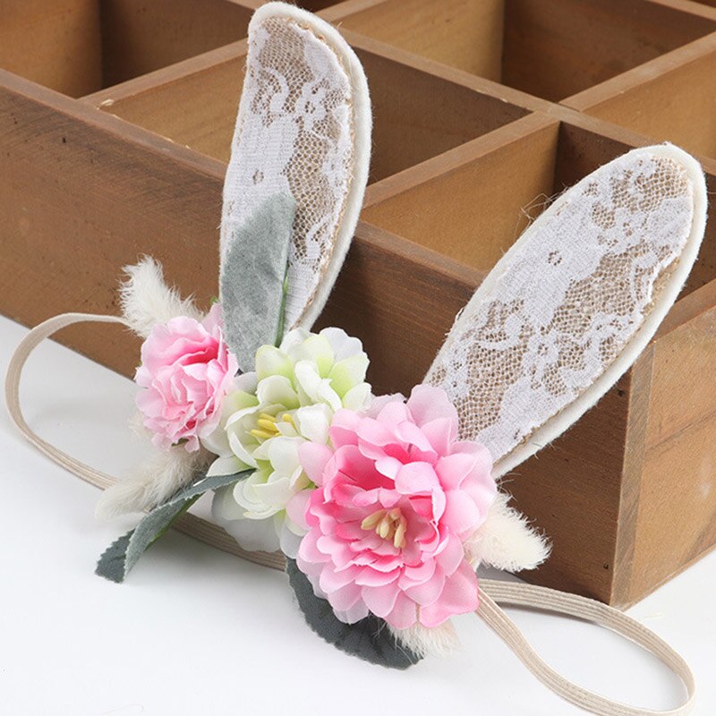 Artificial flower headband
