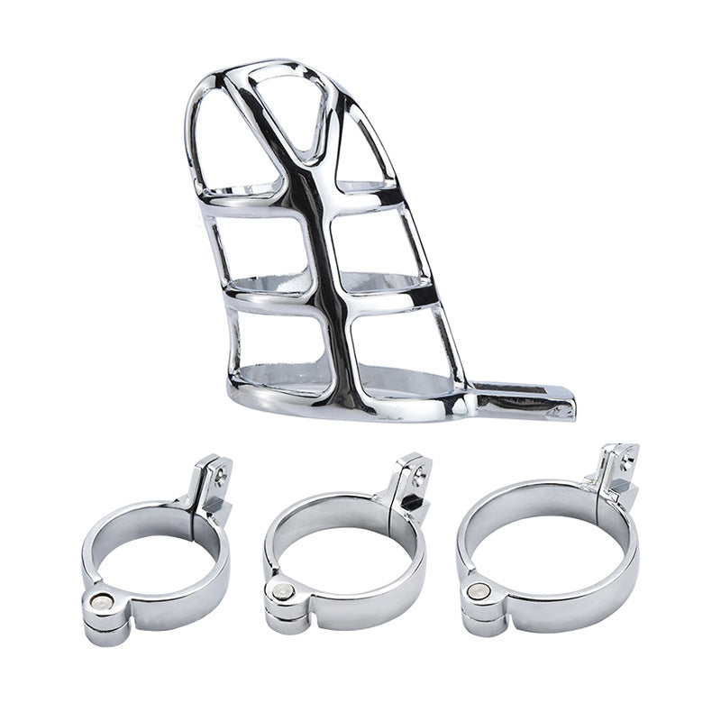 Men's Metal Chastity Lock Flirting Toy For Exercise