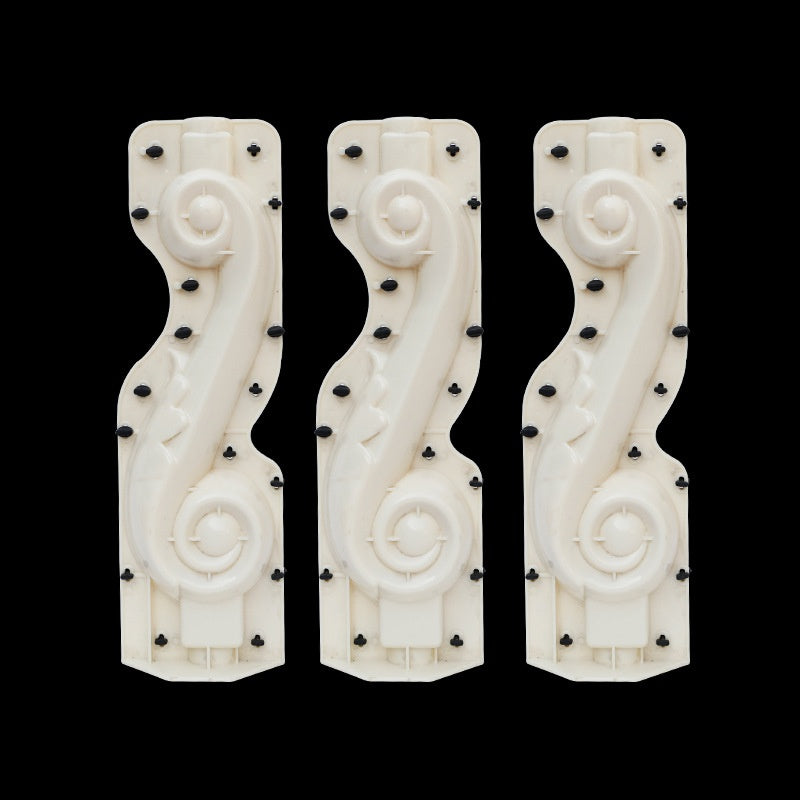 Prefabricated Cement Cast-in-place Villa Railing Silicone Mold