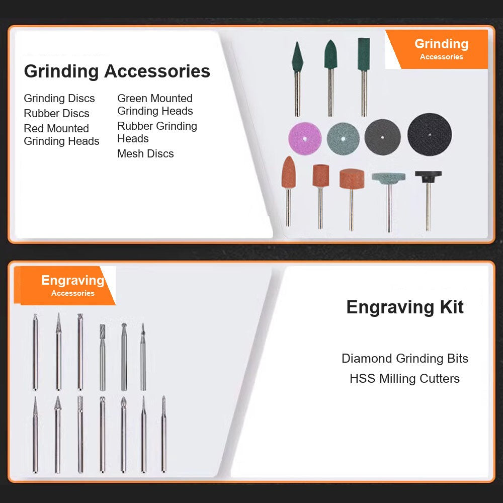 418pcs Rotary Tool Accessories Kit Multifunctional Set Perfect For Cutting UK