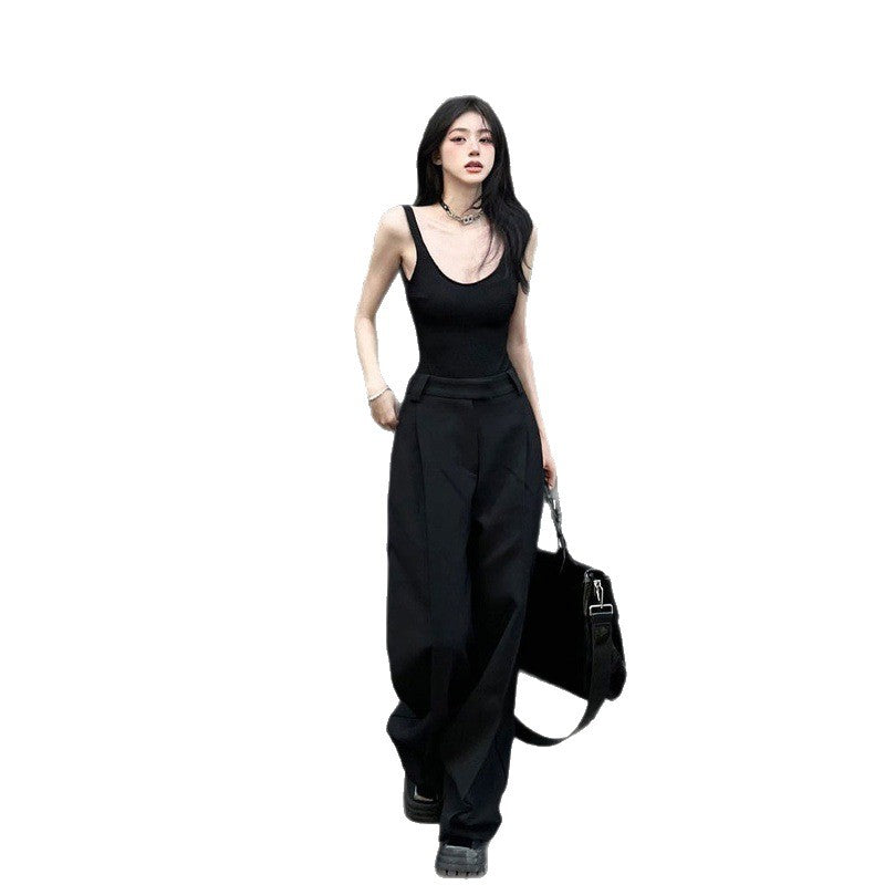 Womens Americanstyle Designer Halterneck Camisole With A Backless Design