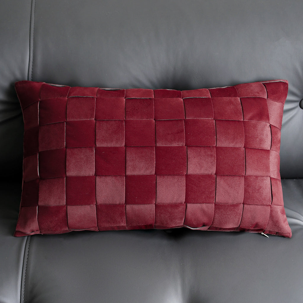 Light-luxury Vintage Sofa Fern-leaf Throw Pillow