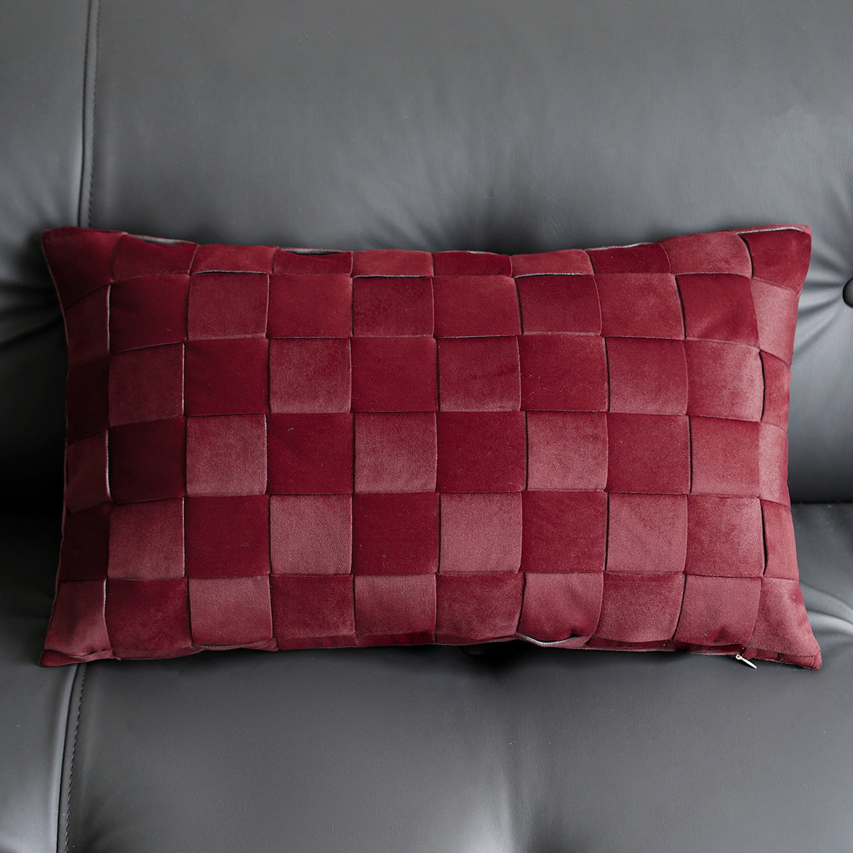 Light-luxury Vintage Sofa Fern-leaf Throw Pillow