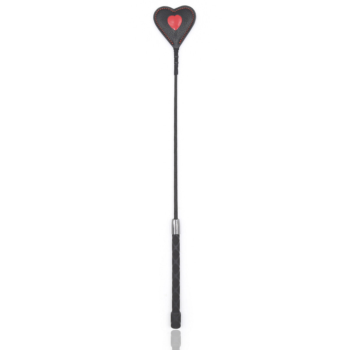 Leather Red Heart Bound Hand Slap Whip
