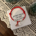 1pcs 999 Sterling Silver Bead Trojan Horse Tassel Red String Braided Bracelet, Festive Chinese Style, For Daily New Year Wear & Lucky Birthday Holiday Gifts