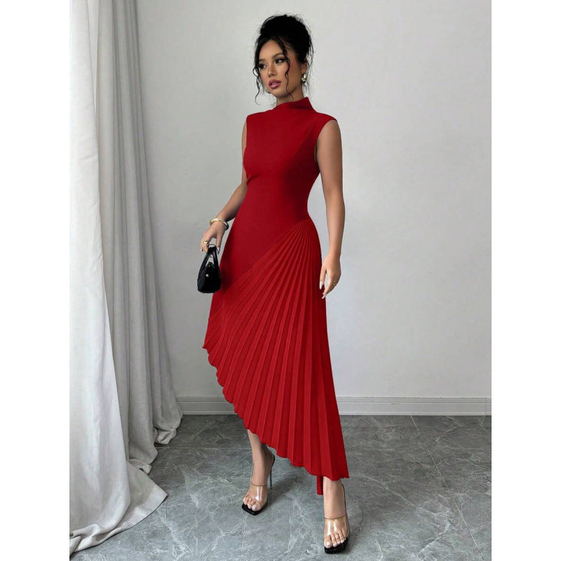 Asymmetric Sleeveless Casual Holiday Dress For Women