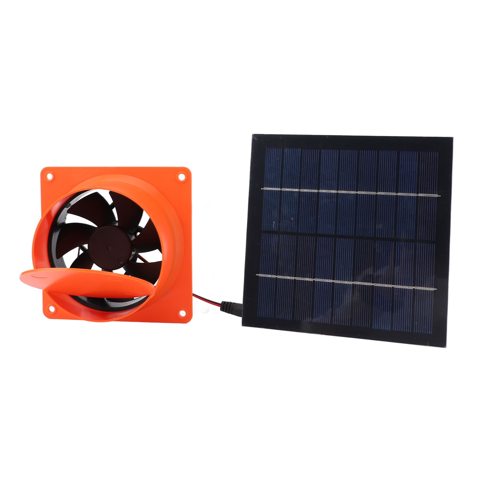 Solar Powered Exhaust Fan Monocrystalline Silicon 20w 5V Solar Panel Vent Fan Kit With Round Baffle For Greenhouse RV Boat