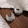 Cross-Border Wholesale Vintage Geometric Metal Earring Sets, European Popular Retro Design Unique Personality High-End Ladies Fashion Accessories Bulk Lots