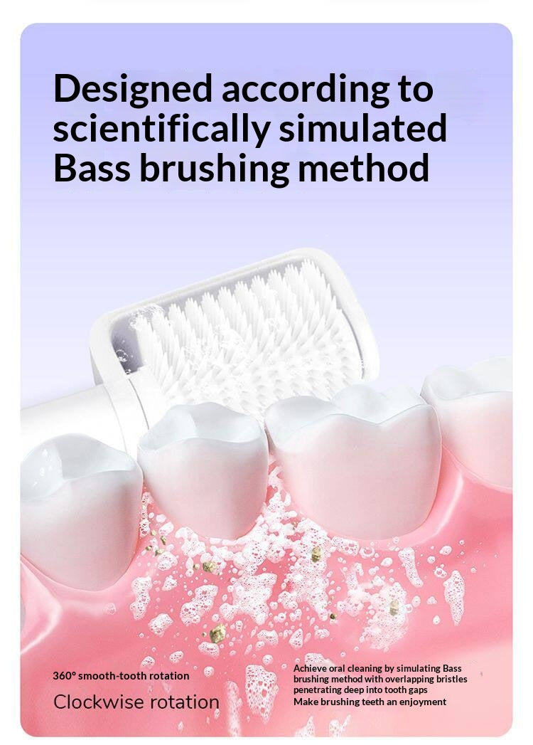 Rotary Rechargeable Toothbrush For Men And Women