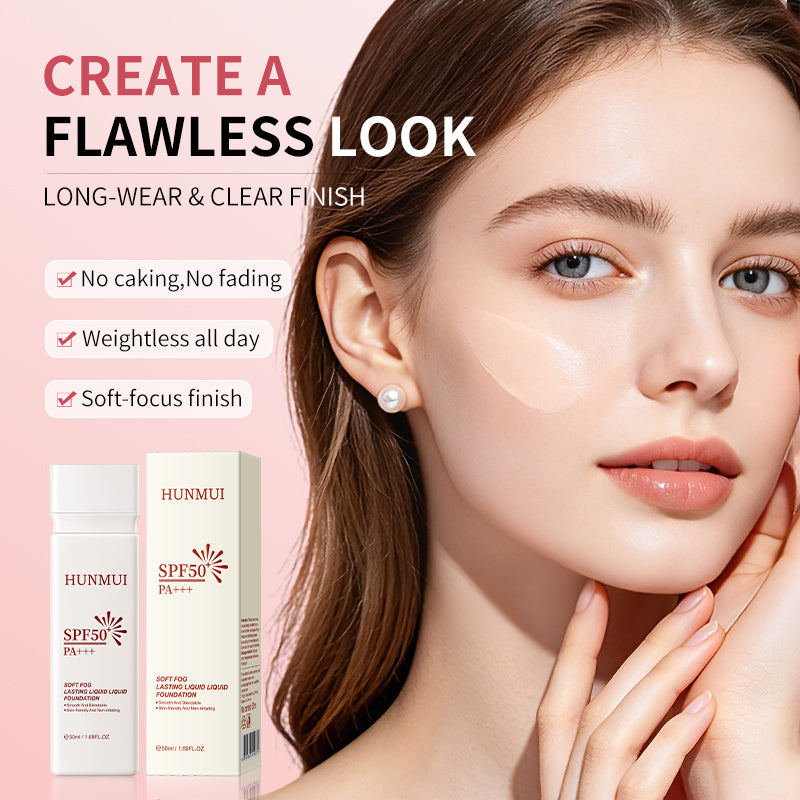 HUNMUI Soft Mist Long-Lasting Sunscreen Foundation 50ml