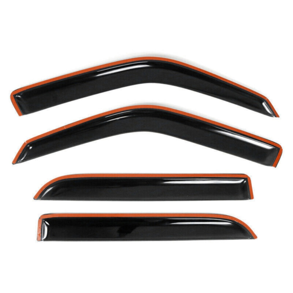 For 2001-2003 F-150 2002-2003 Blackwood Crew Cab Window Visor Rain Sun Guard 4Pc