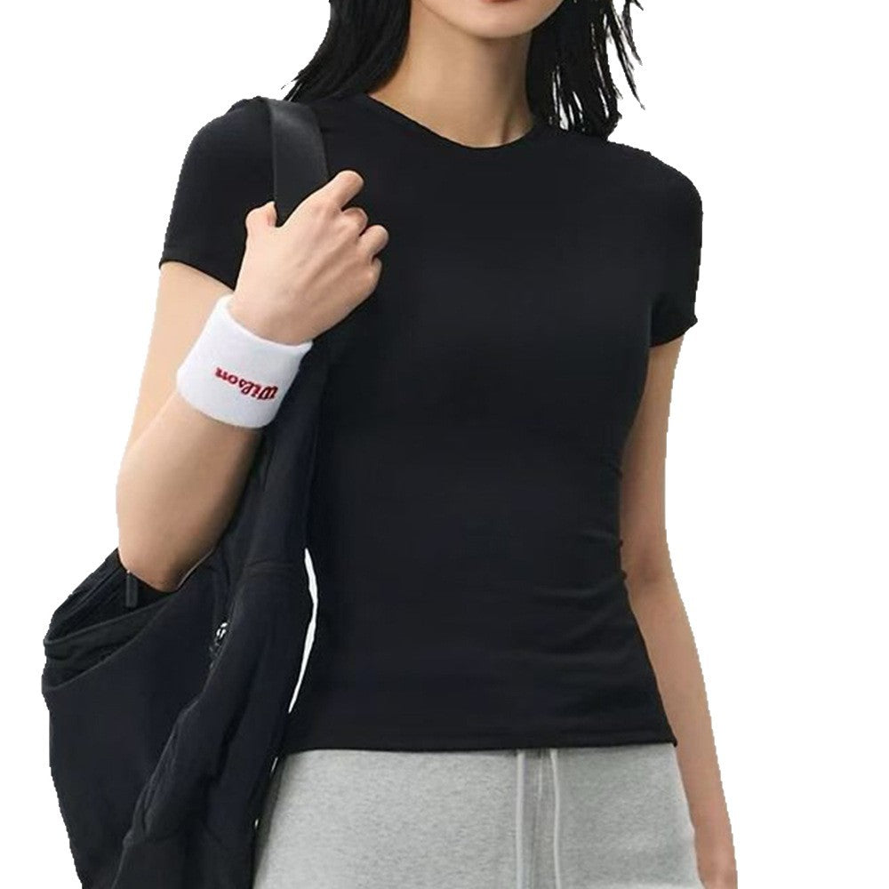 Womens Tightfitting Short Sleeve Yoga Top