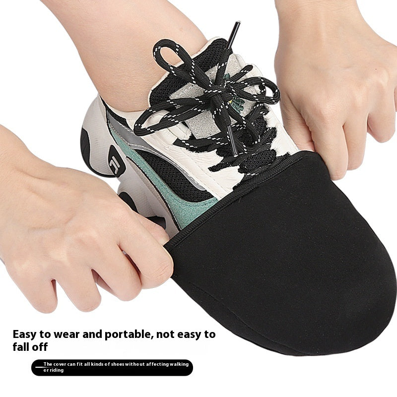 Soft Rebound Windproof Thermal Outdoor Bicycle Half Soles Shoe Cover