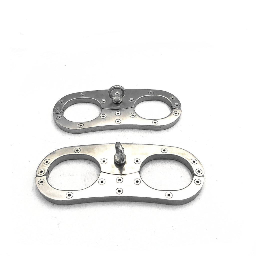 Stainless Steel Heavy Classical Fixed Handcuffs