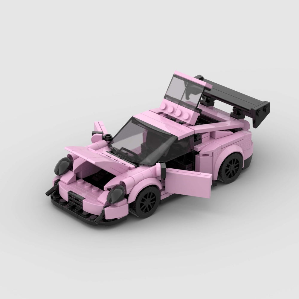 374PCS Super Sports Car Toy Building Set Porsche 911-GTRS