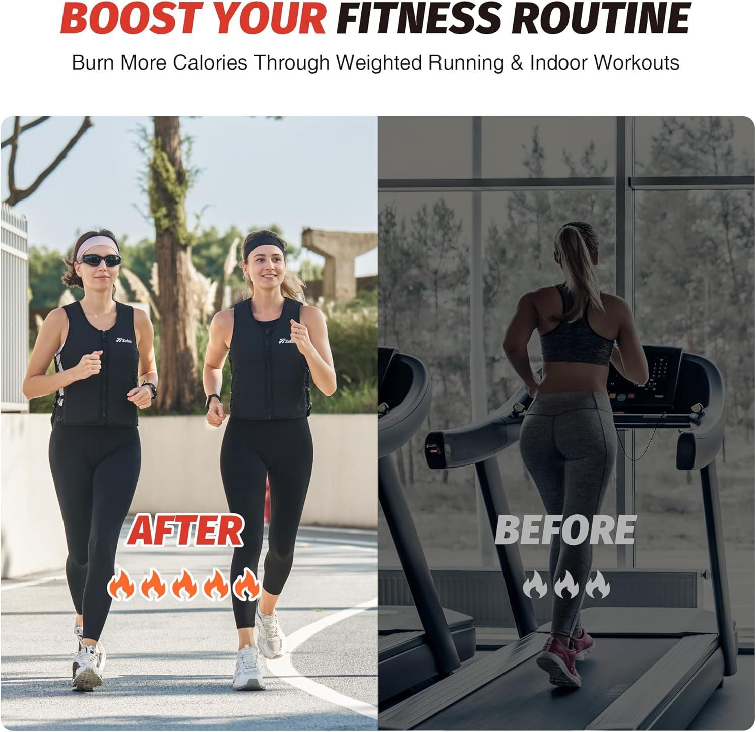 Adjustable Soft Iron-weighted Vest Suitable For Both Men And Women