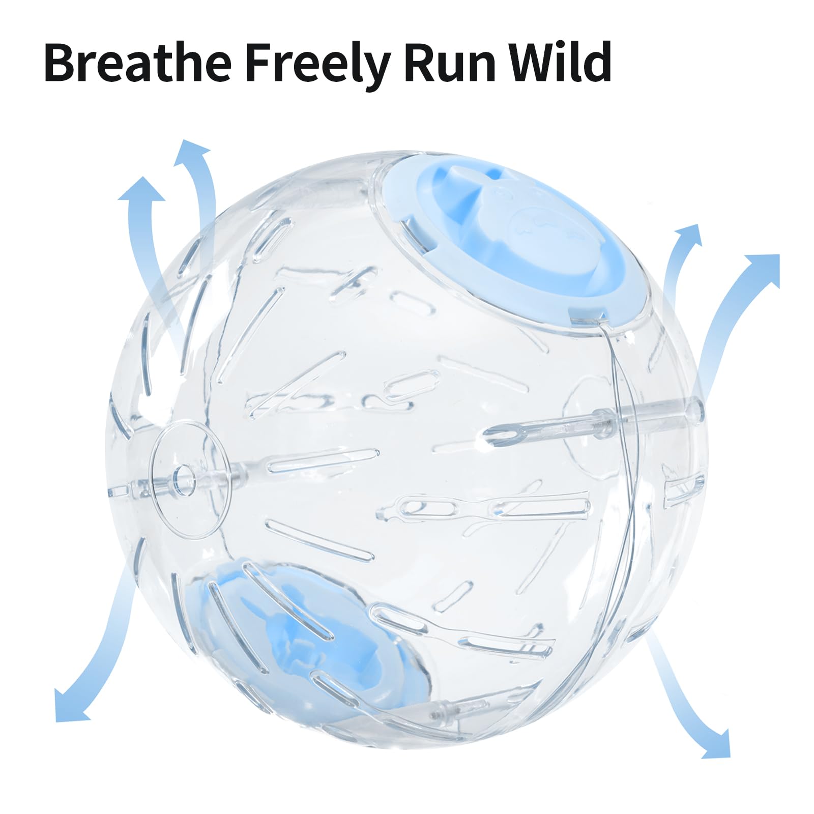 7.9 Inch Hamster Ball, Running Ball Toy, Transparent, Breathable, Reduce Stress, Promote Exercise Health, Easy To Clean, Hamster Accessory, For Syrian  Hamster, Gerbils, Mice, Small Pets
