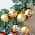 Simple Christmas Tree Decoration Pvc Painted Ball