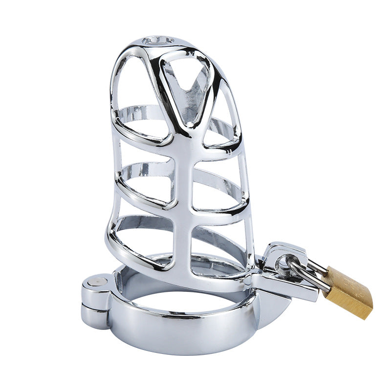 Men's Metal Chastity Lock Flirting Toy For Exercise
