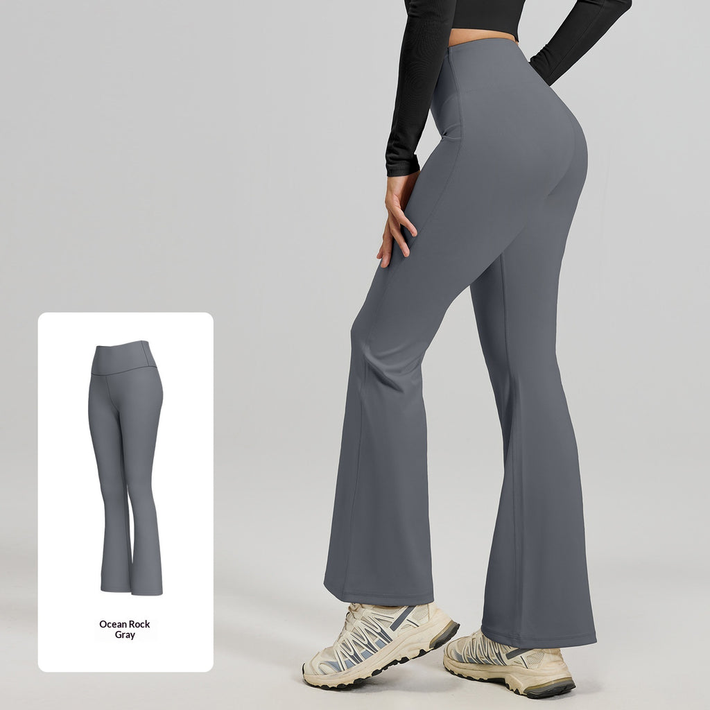 Womens Athletic Tight-fitting Bootcut Yoga Pants