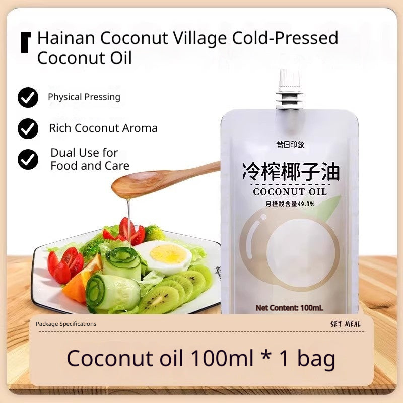 Cold-pressed Coconut Oil For Cooking Hair Care And Mouthwash