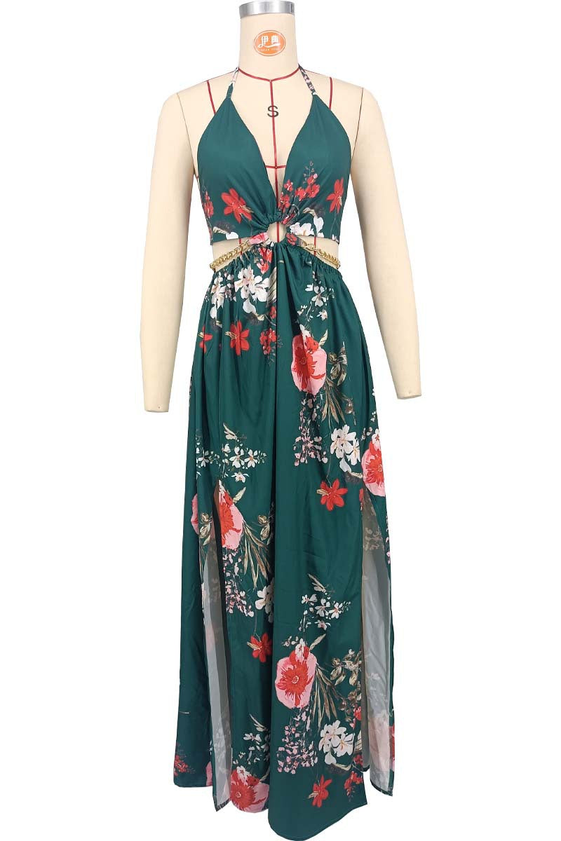 Womens Plus-size Printed Dress
