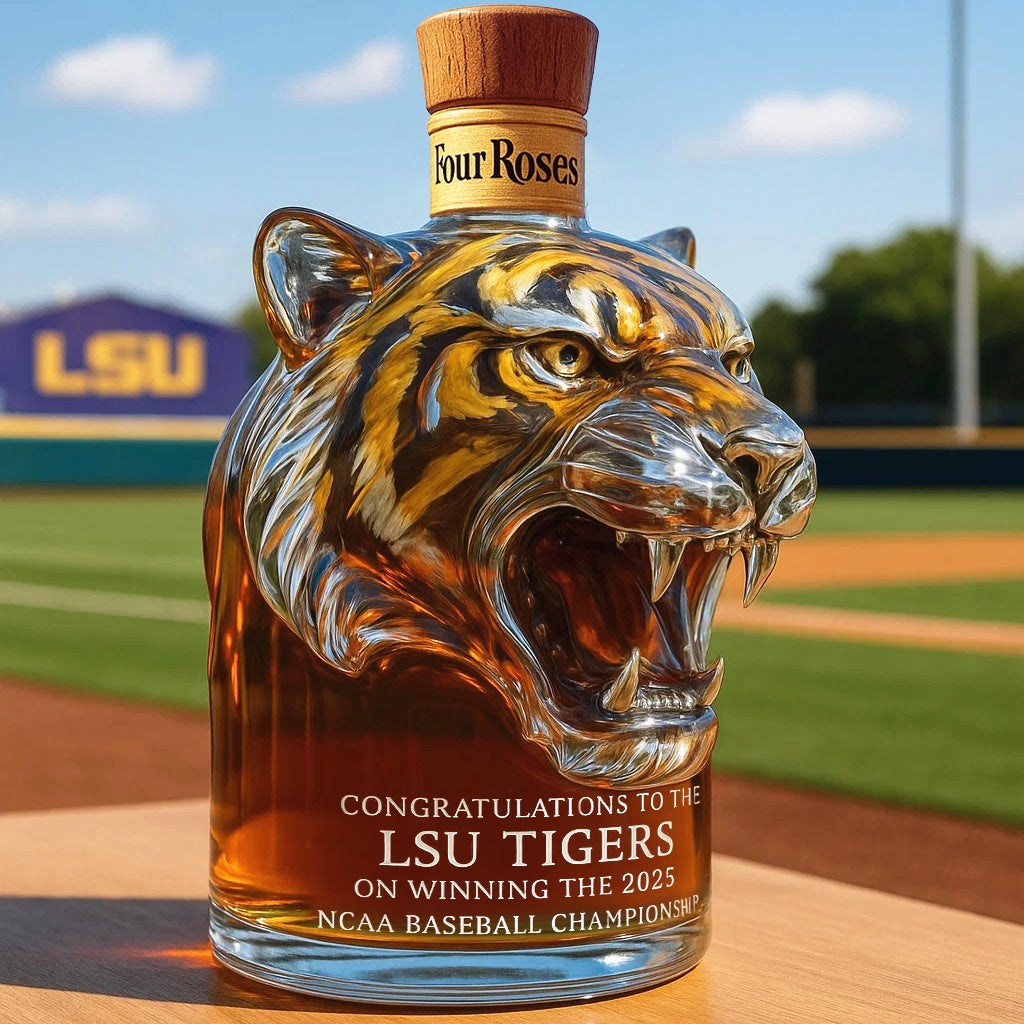 Animal-shaped Whisky Bottle Ornaments Tiger Head