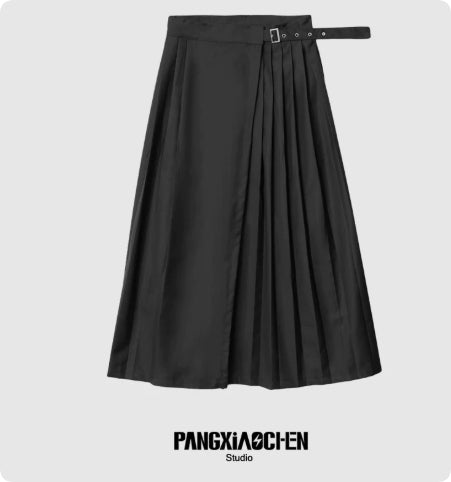 Improved Chinese Style Horse Face Skirt For Daily Commuting