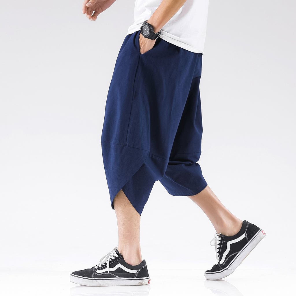 Mens Plus-Size Casual Loose-Fit Shorts