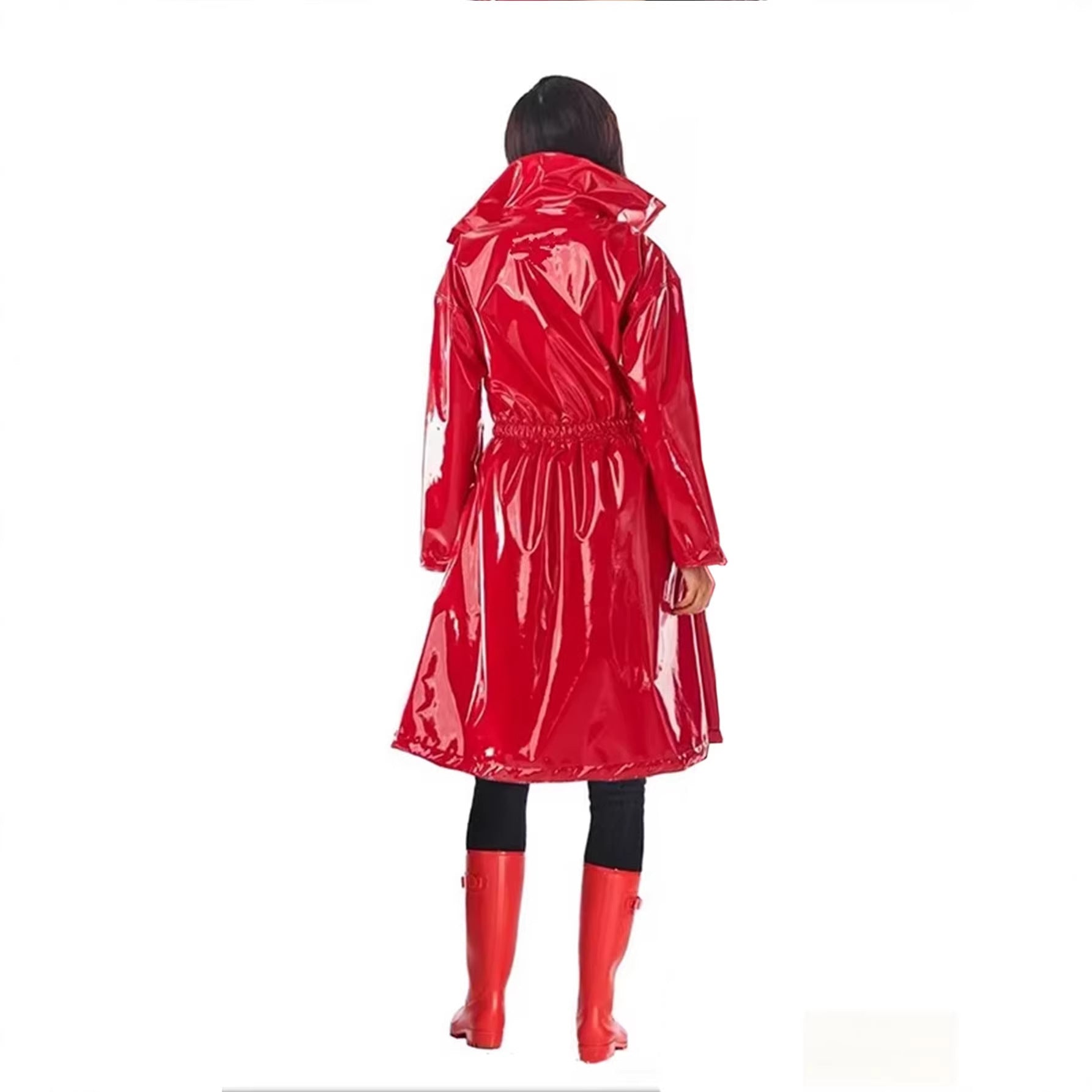Nightclub-style Long Trench Coat Jacket