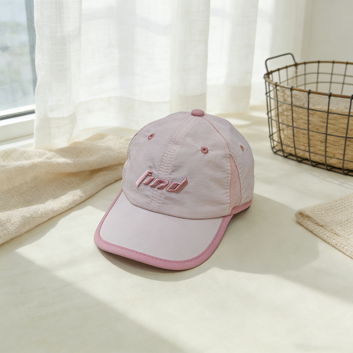 Children's Multi-color Edge-stitching Three-dimensional Embroidered Adjustable Trendy Bowler Baseball Cap Suitable For Going Out To Play And Shopping
