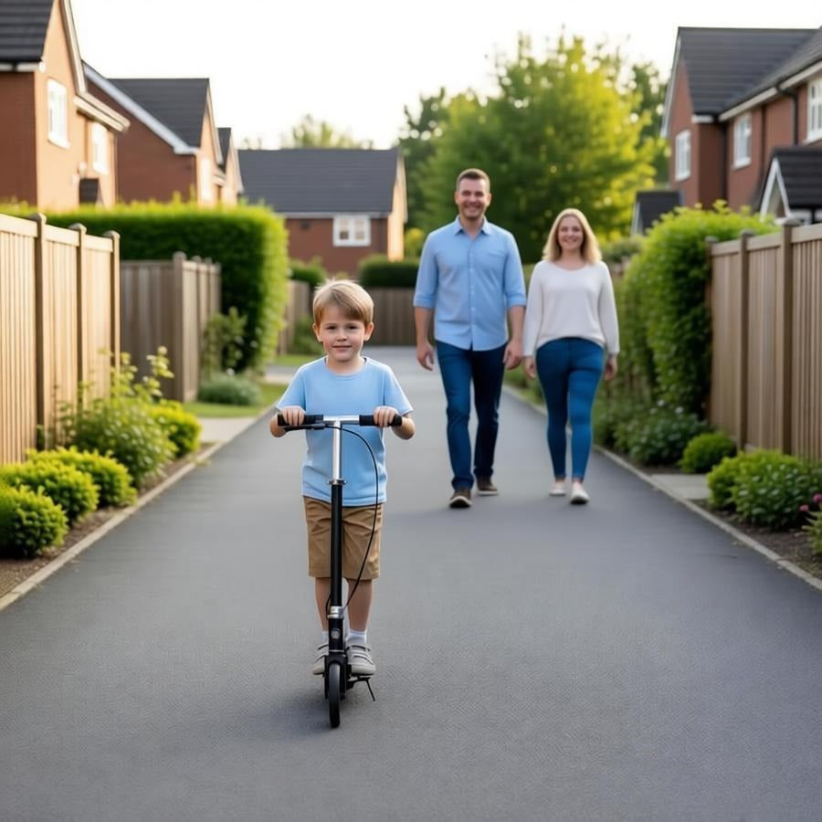 New Kids Scooter 2-Wheel Adjustable Height Scooter With Handbrake For 6-12 Years