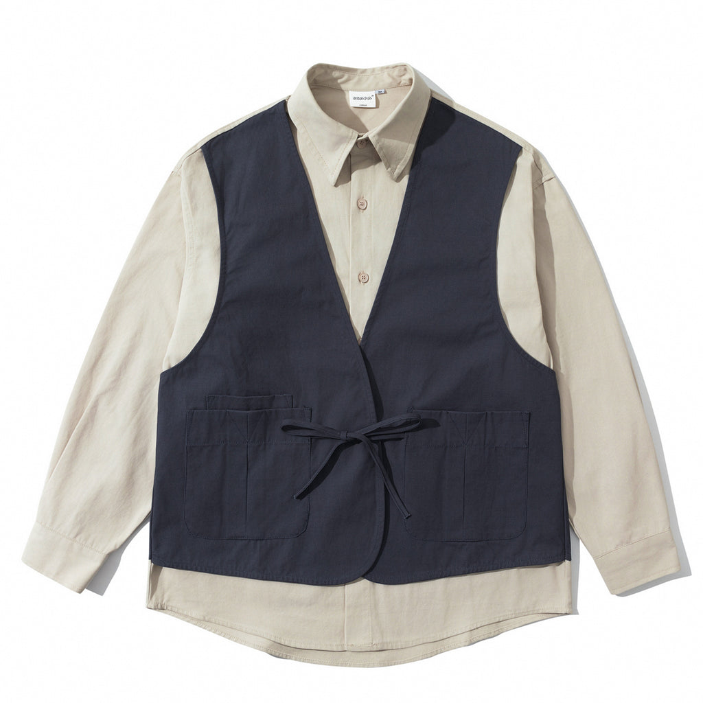 Mens And Womens Loose-fit Pure Cotton Long-sleeve