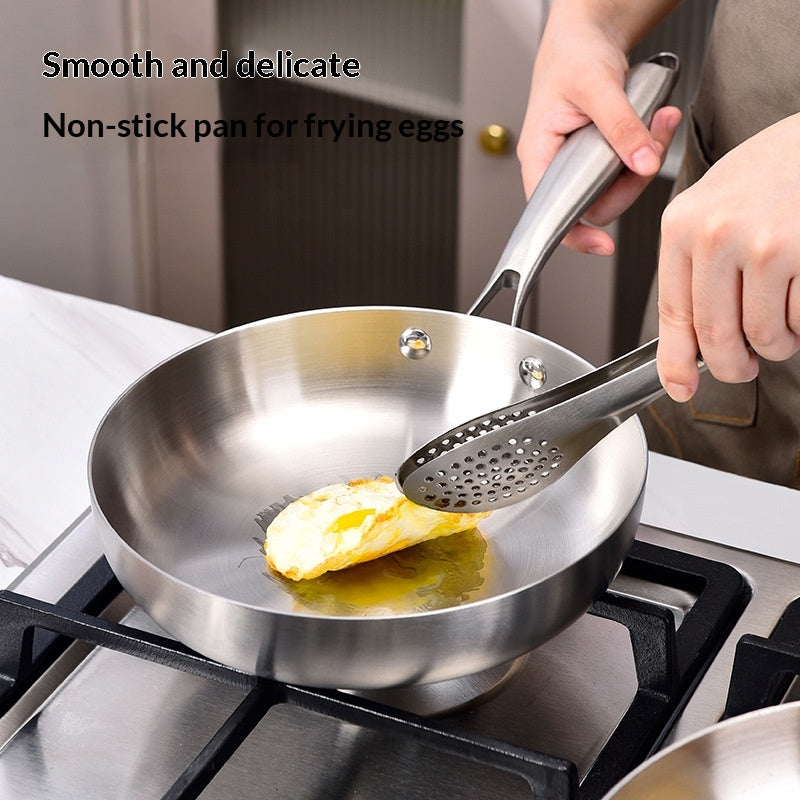 Three-layer Steel Non-stick Pan Uncoated