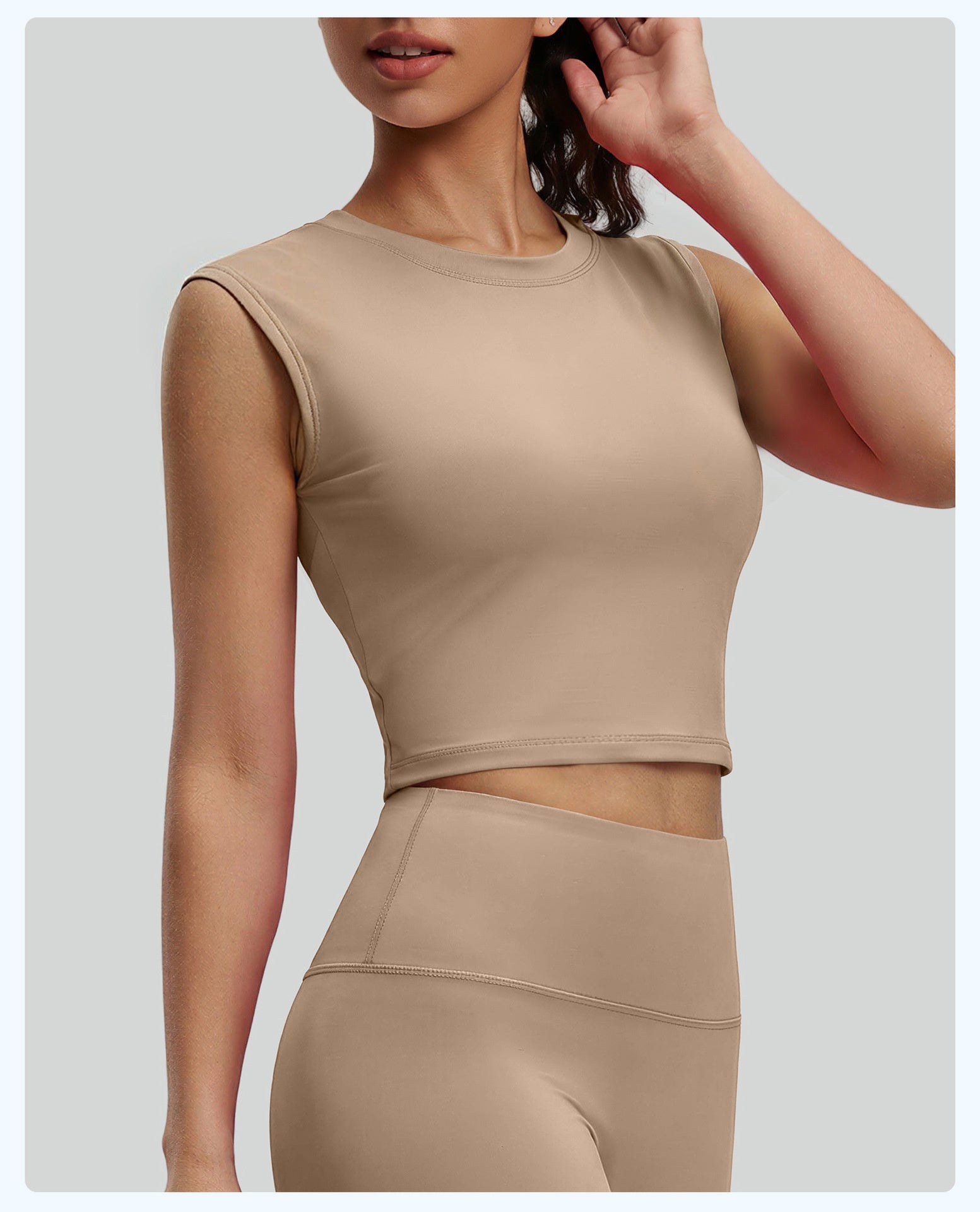 Hollow-out Knotted Vest With Detachable Padded Bra For Women