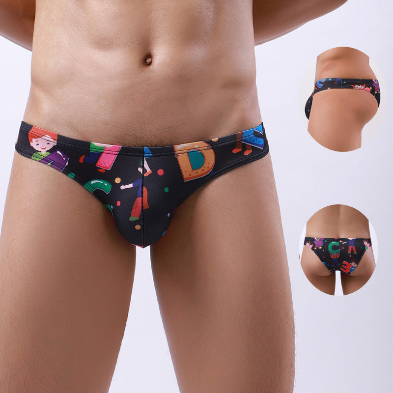 Men's Versatile Casual Printed Triangle Pants