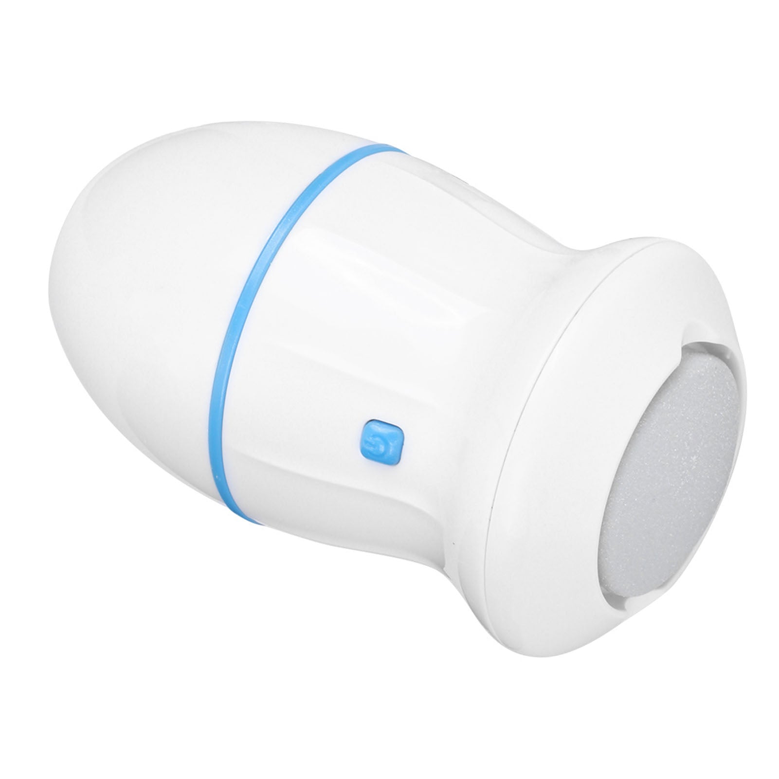 Battery Type Electric Foot Grinder Callus Dead Skin Remover Vacuum Foot File Pedicure Tool(White Blue )