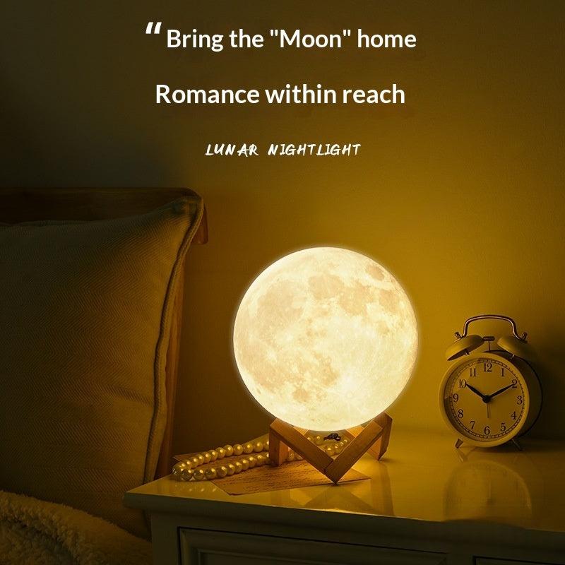 Plug-in Moon Lamp Touch-Control Lamp Creative Night Light For Sleep