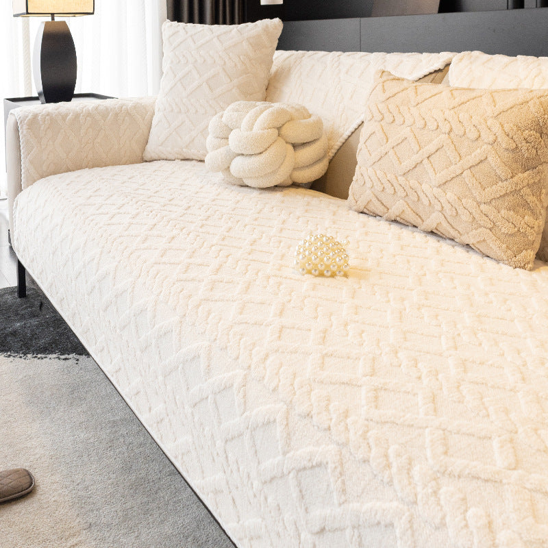 Thickened Plush Sofa Cushion For Home Use