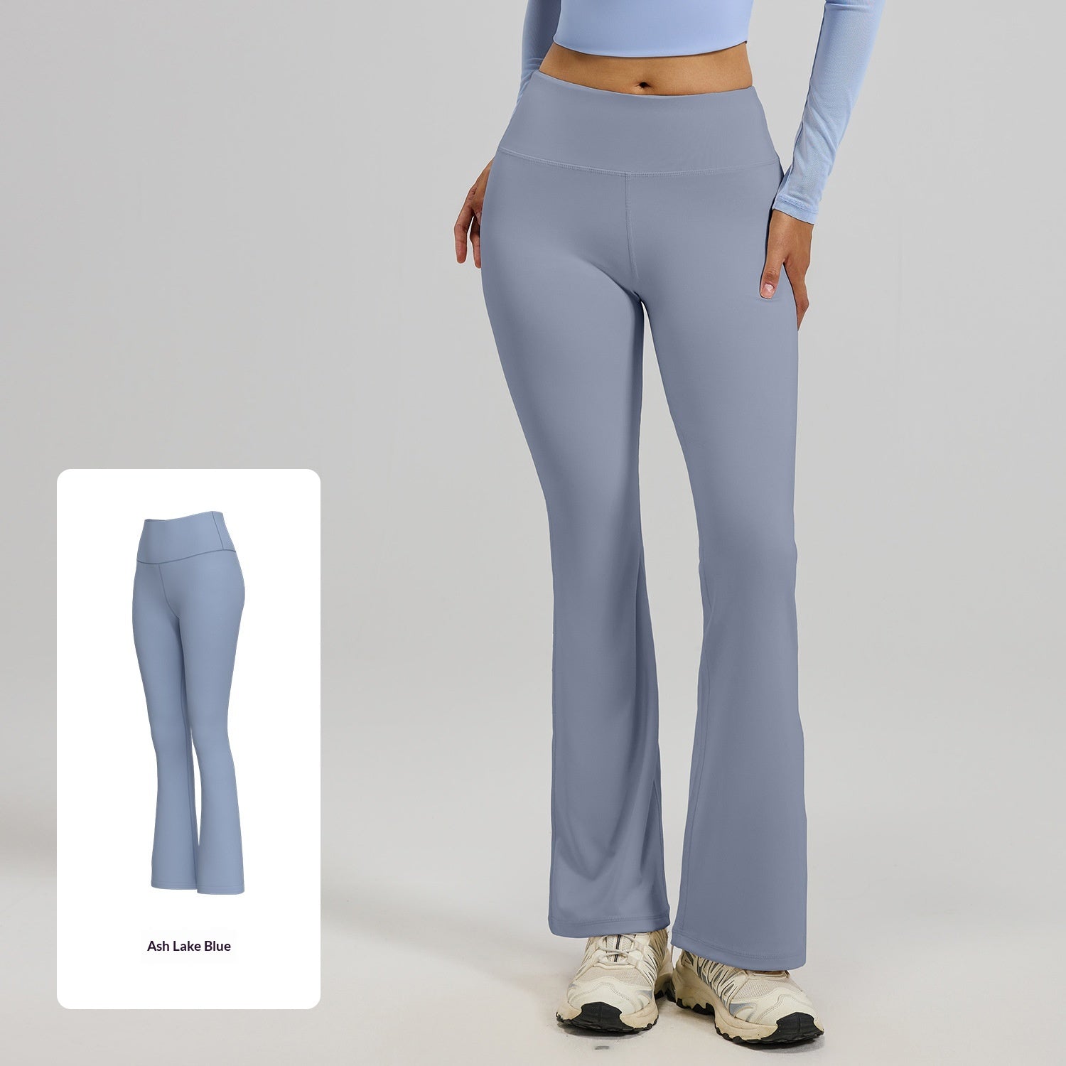 Womens Athletic Tight-fitting Bootcut Yoga Pants