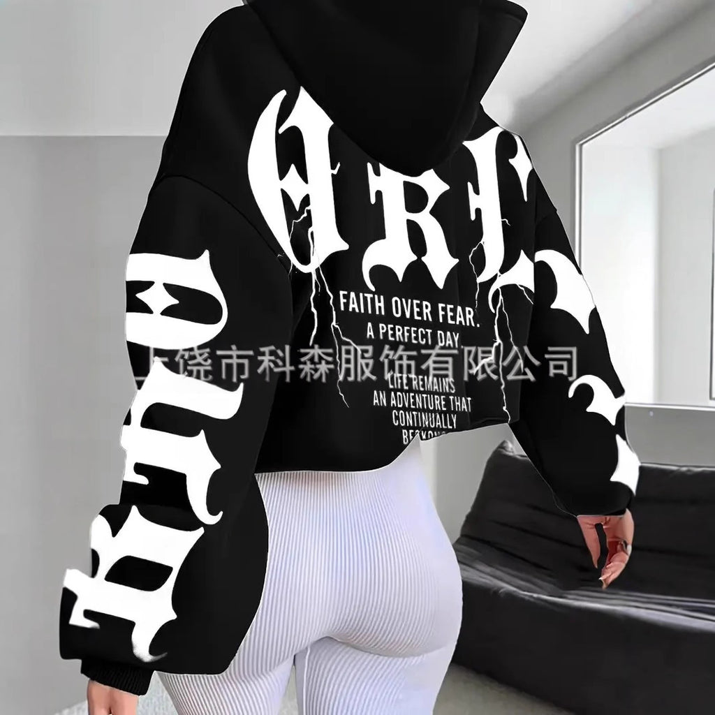 Womens Casual Sweatshirt With 3D Digital Print