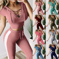 Pure Color Sports And Leisure Suit