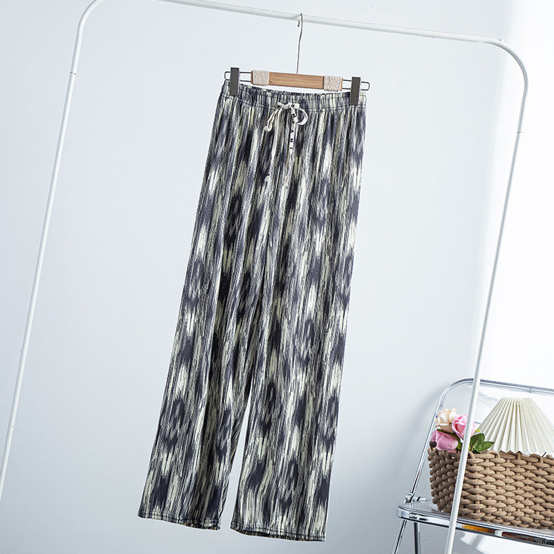 Womens InWash Tie Dye WideLeg Pants
