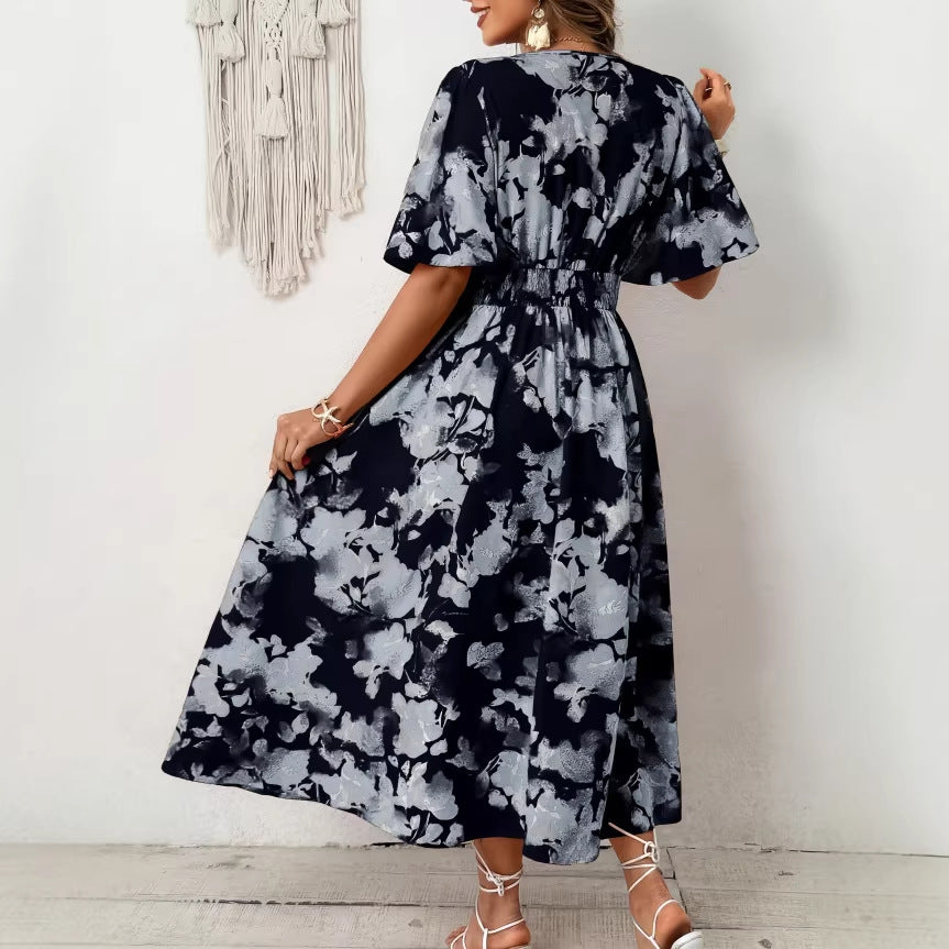 Summer European And American-style Midi Dress