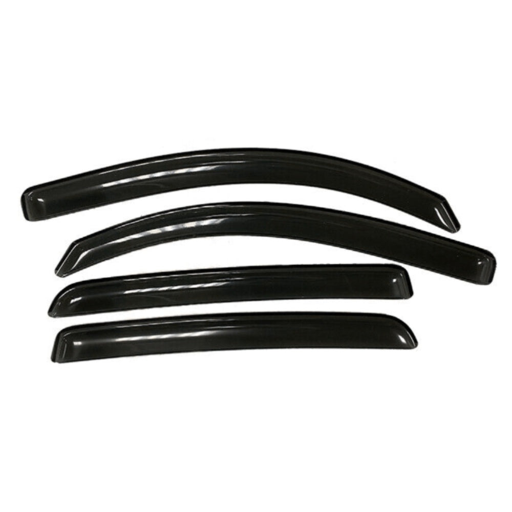IN-CHANNEL Window Visor Sun Vent Rain Guard For 2016-21 T Oyota Tacoma Double Cab