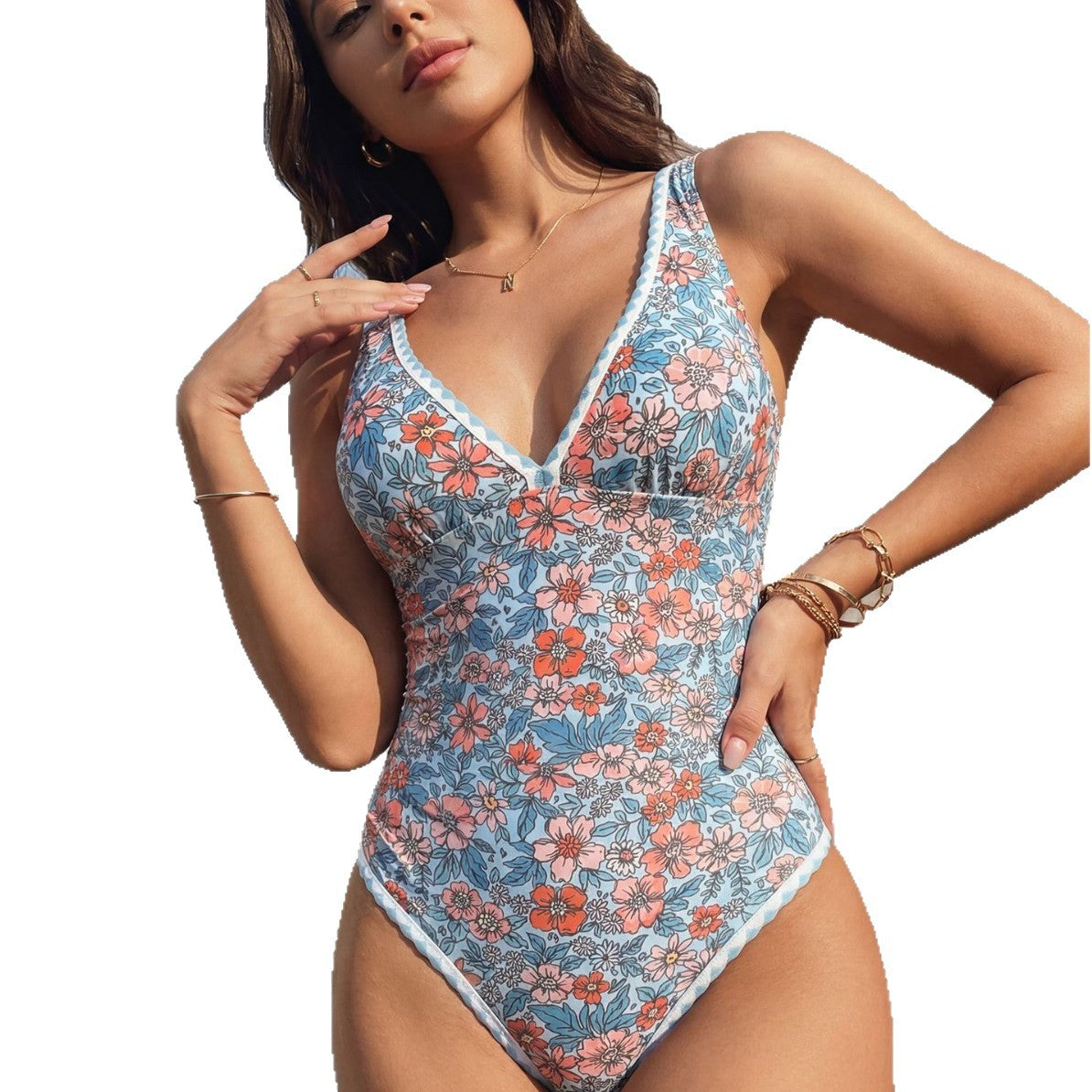 Sexy Slim-fit One-piece Swimsuit Bikini For Women