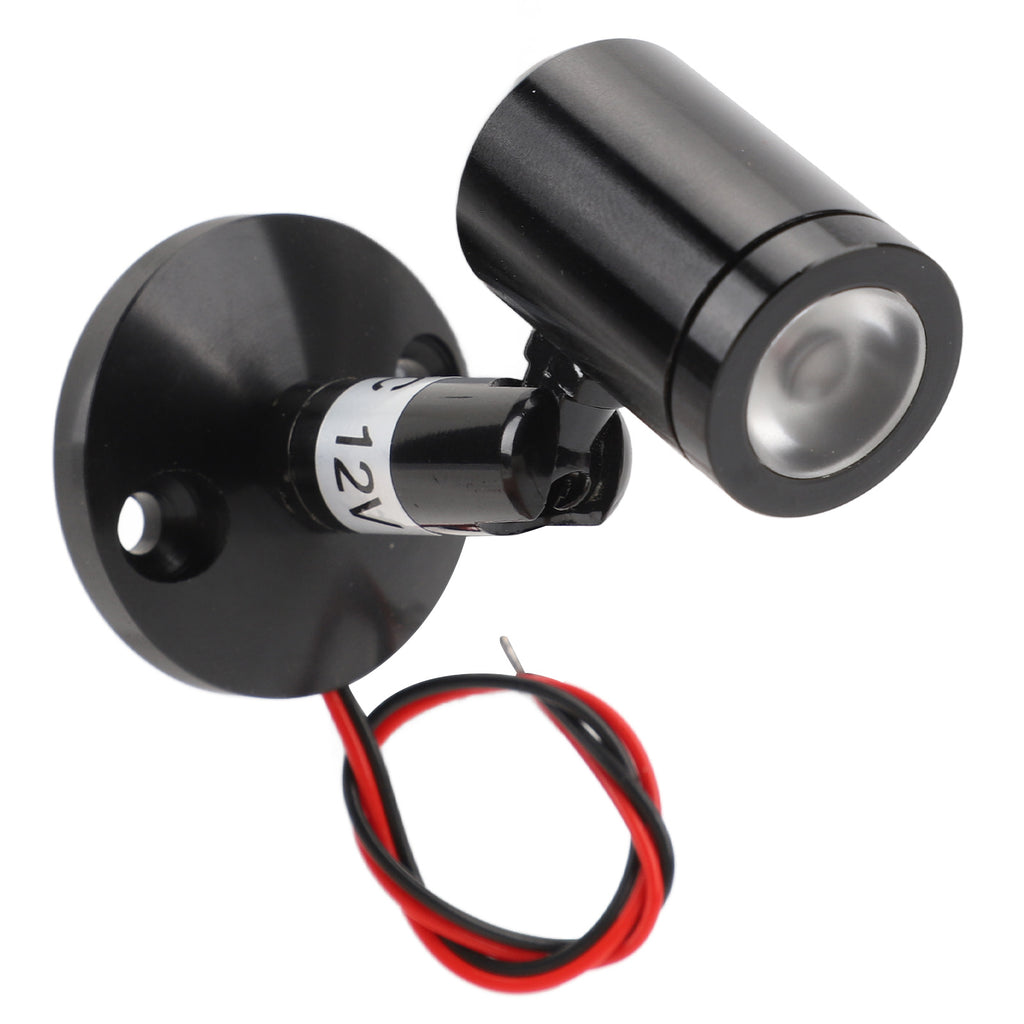 2PCS Mini LED Spot Lights Indoor DC 12V Rotatable LED Accent Spotlight For Jewelry Showcase Display Cabinet Bedside Boat