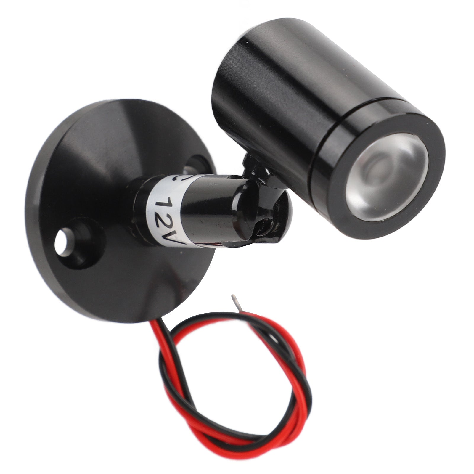2PCS Mini LED Spot Lights Indoor DC 12V Rotatable LED Accent Spotlight For Jewelry Showcase Display Cabinet Bedside Boat